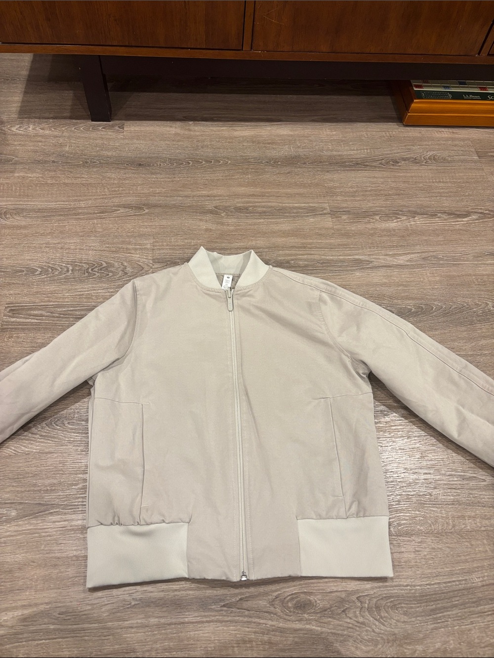 Light Beige Bomber Jacket lululemon perfect fall jacket 🍁